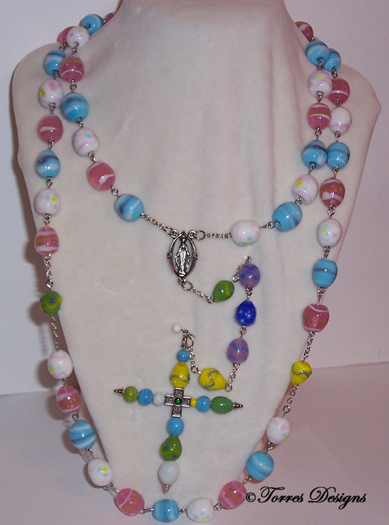 Easter Egg Shape Rosary