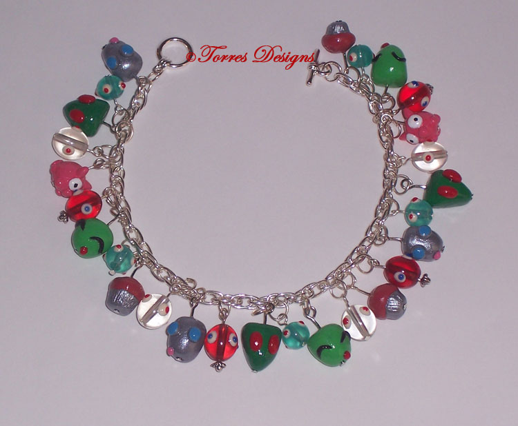 Invader Zim Charm Bracelet