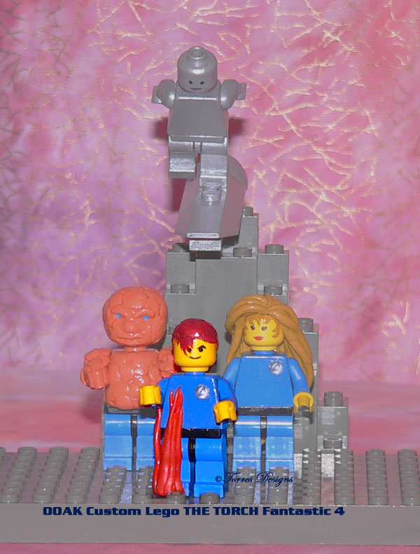 Custom Lego TORCH Fantastic 4