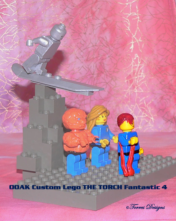 Custom Lego TORCH Fantastic 4