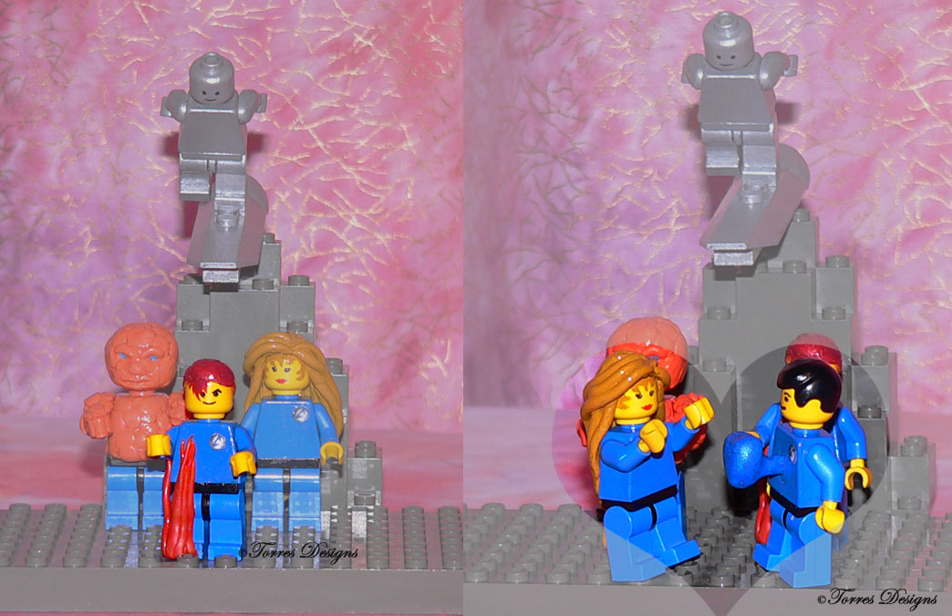 Custom Lego Fantastic 4 & Silver Surfer