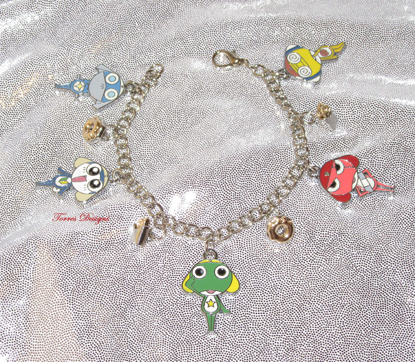Custom Sgt. Frog Sergeant Frog Charm Bracelet