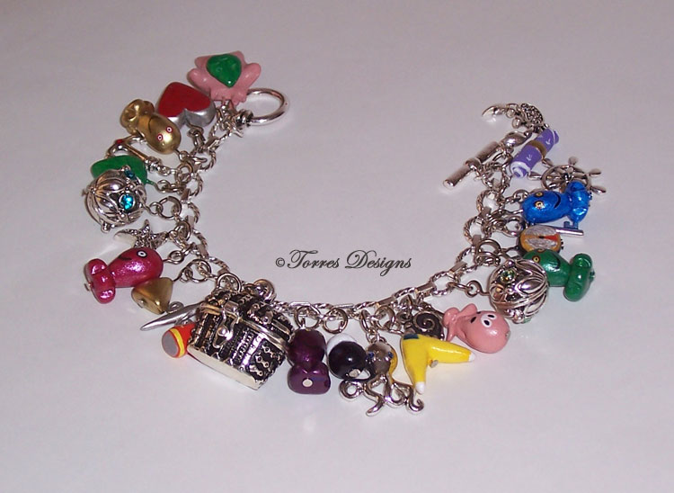 Wind Waker Silver Tone Charm Bracelet Legend of Zelda