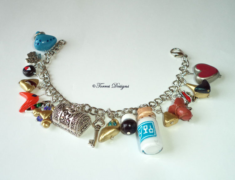 Ocarina of Time Charm Bracelet Legend of Zelda