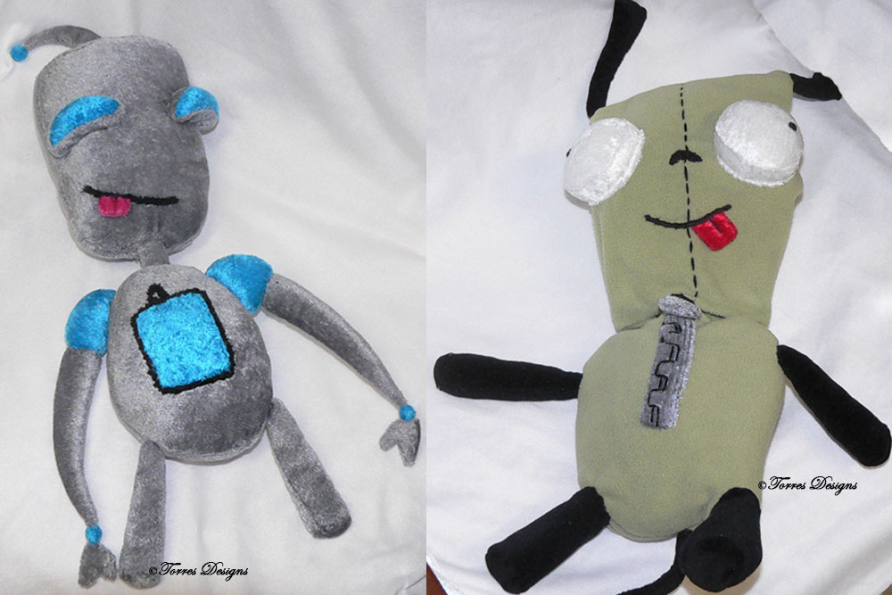 OOAK GIR and Doggy Costume Invader ZIM Nickelodeon